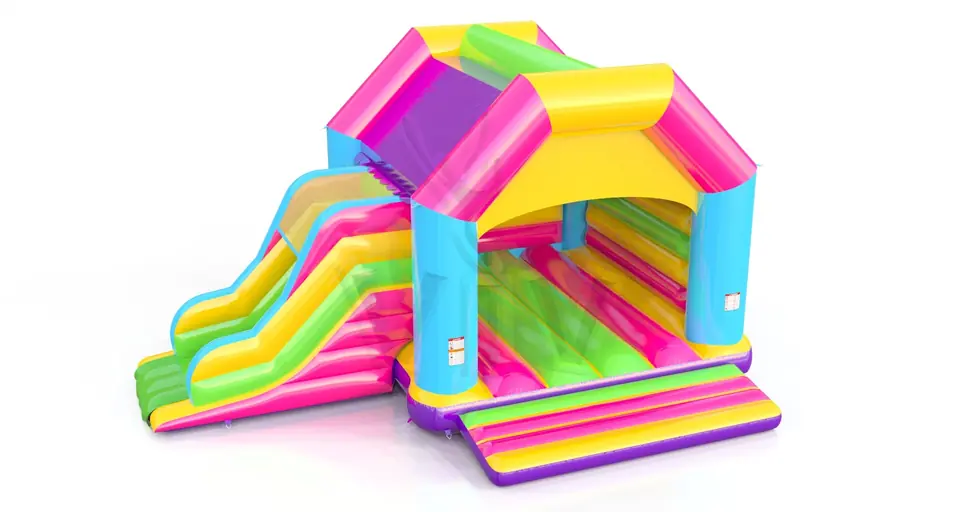 Bounce Startup XL with roof and slide commercial inflatable bounce