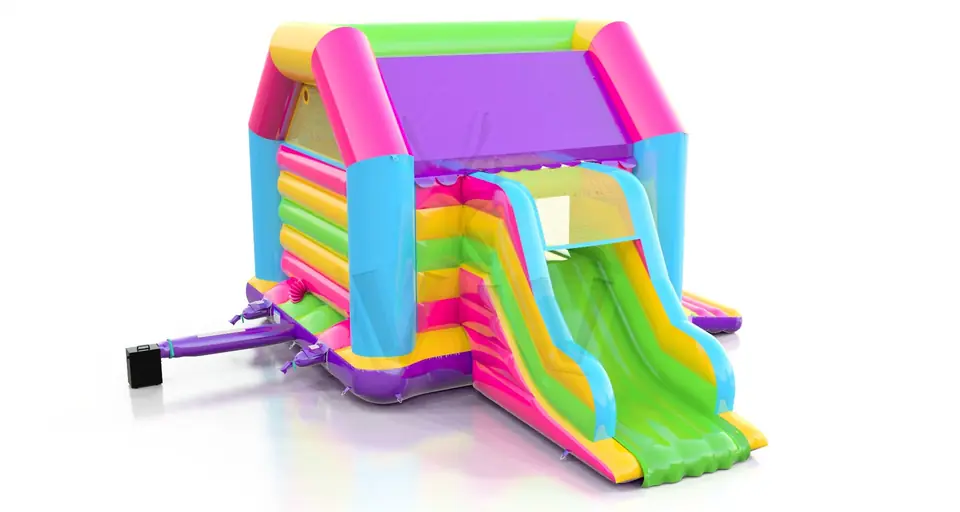 Bounce Startup XL with roof and slide commercial inflatable bounce