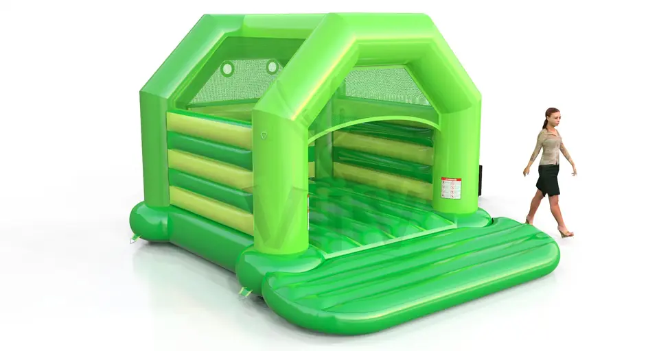 Bounce with roof commercial inflatable bounce