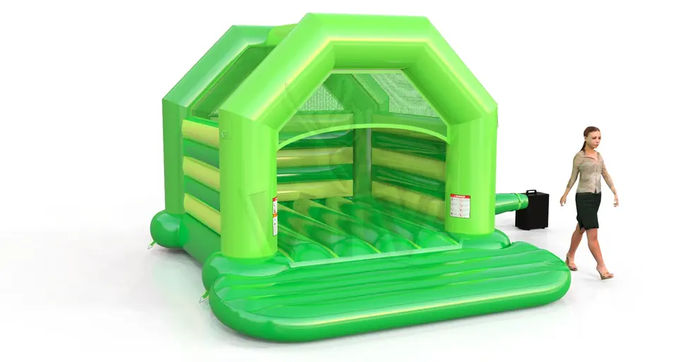 Bounce with roof commercial inflatable bounce