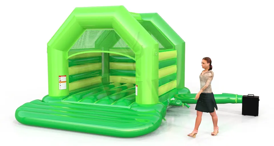 Bounce with roof commercial inflatable bounce