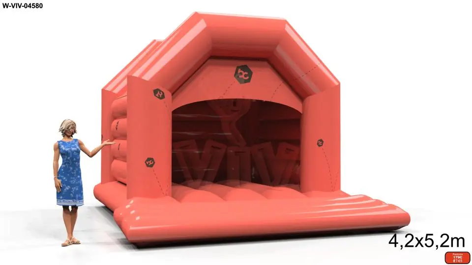 Bounce with roof BC commercial inflatable bounce
