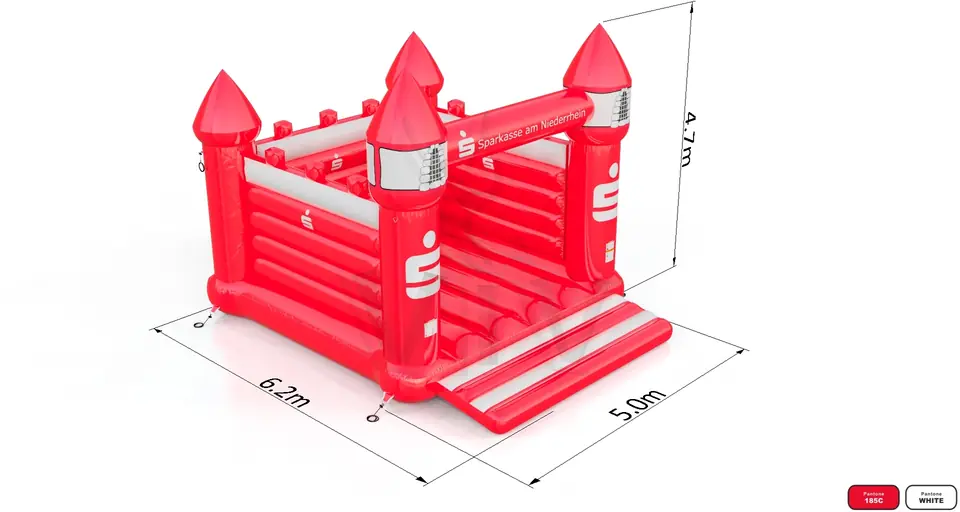 Bounce XL Sparkasse commercial inflatable bounce