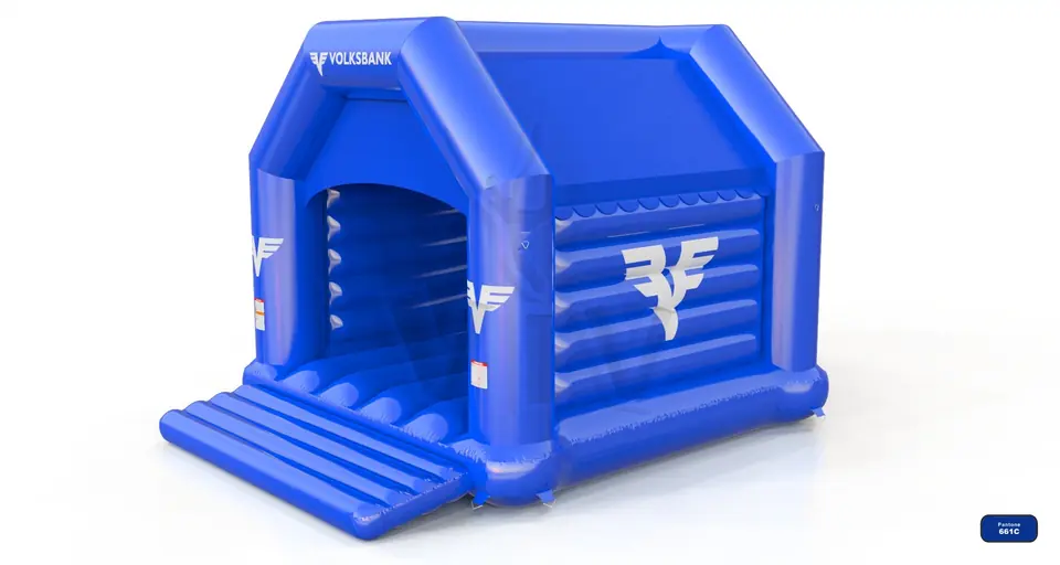 Bounce XL Volksbank commercial inflatable bounce