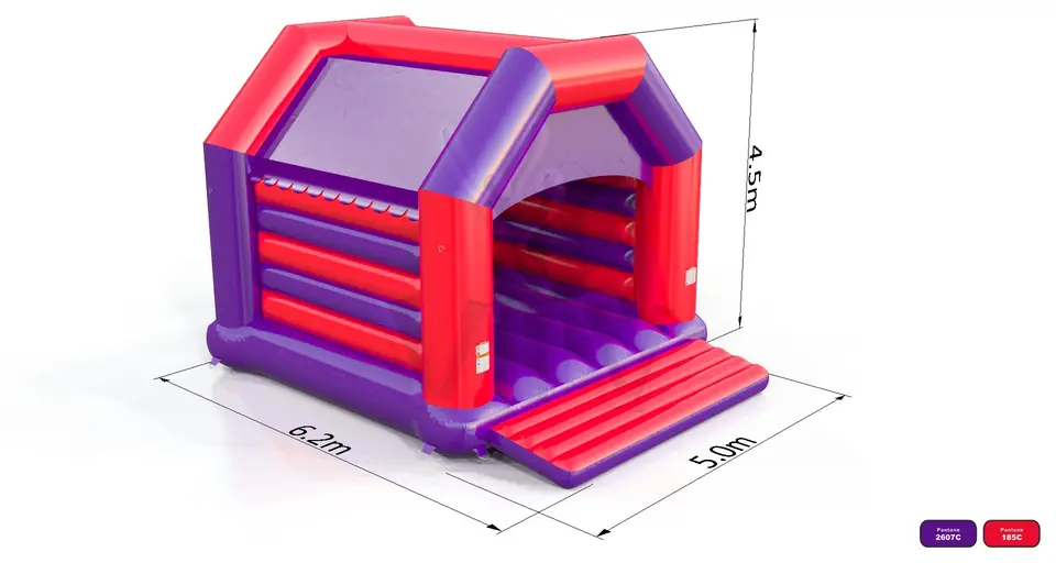 Bounce XL with roof commercial inflatable bounce