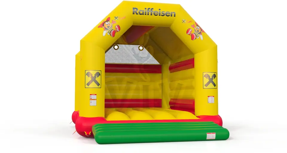 Bounce XL with roof Raiffeisen Sumsi commercial inflatable bounce