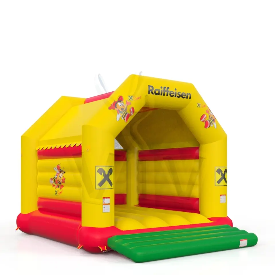 Bounce XL with roof Raiffeisen Sumsi commercial inflatable bounce