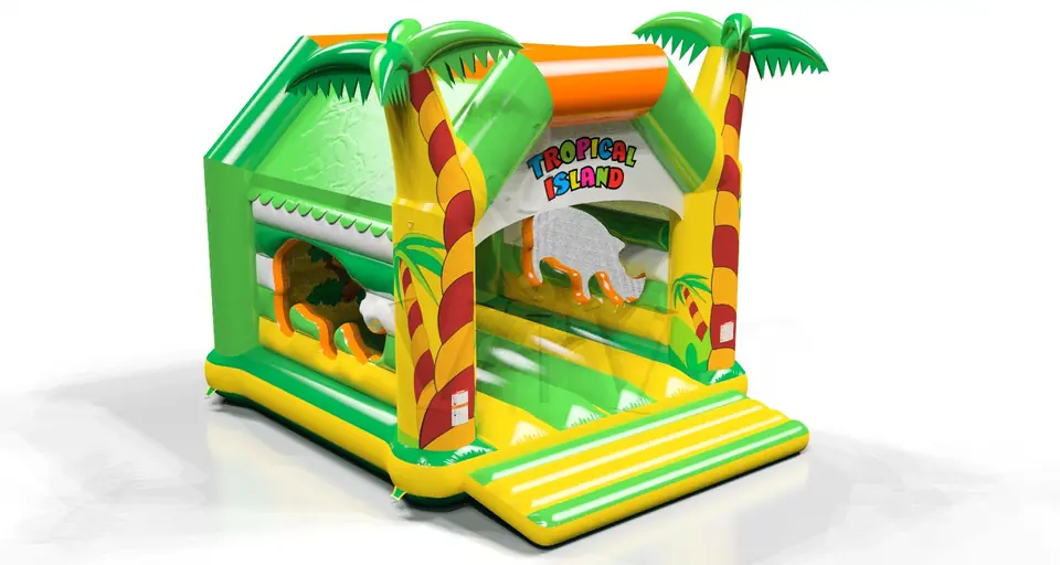 Bounce XL with roof Tropical Islands commercial inflatable bounce
