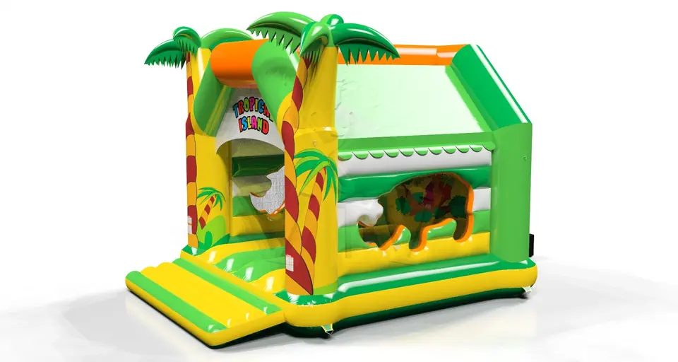 Bounce XL with roof Tropical Islands commercial inflatable bounce