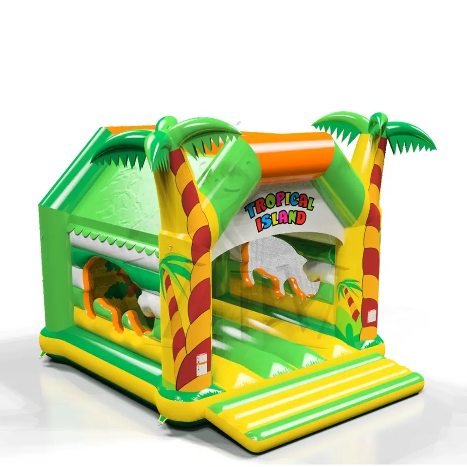 Bounce XL with roof Tropical Islands commercial inflatable bounce