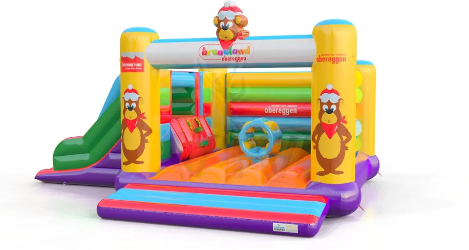 Bounce XL with slide Brunoland commercial inflatable bounce