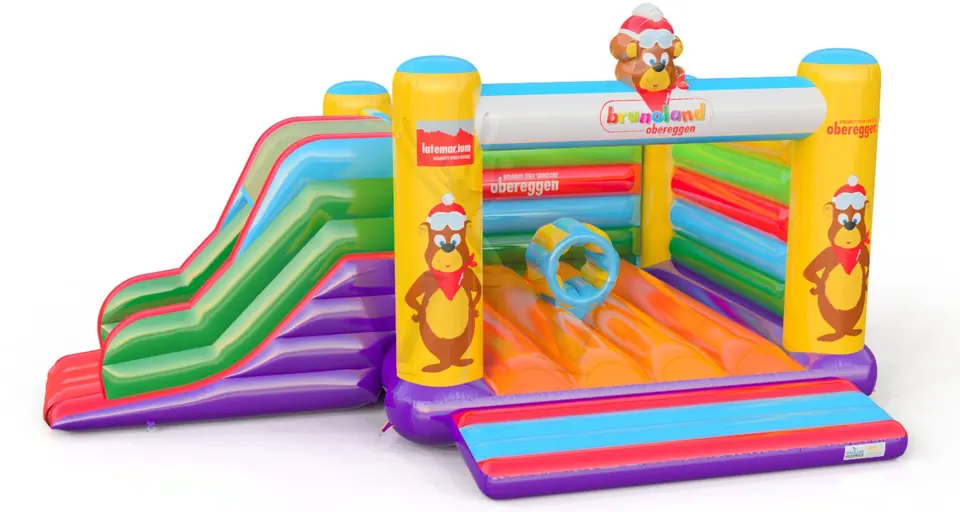 Bounce XL with slide Brunoland commercial inflatable bounce