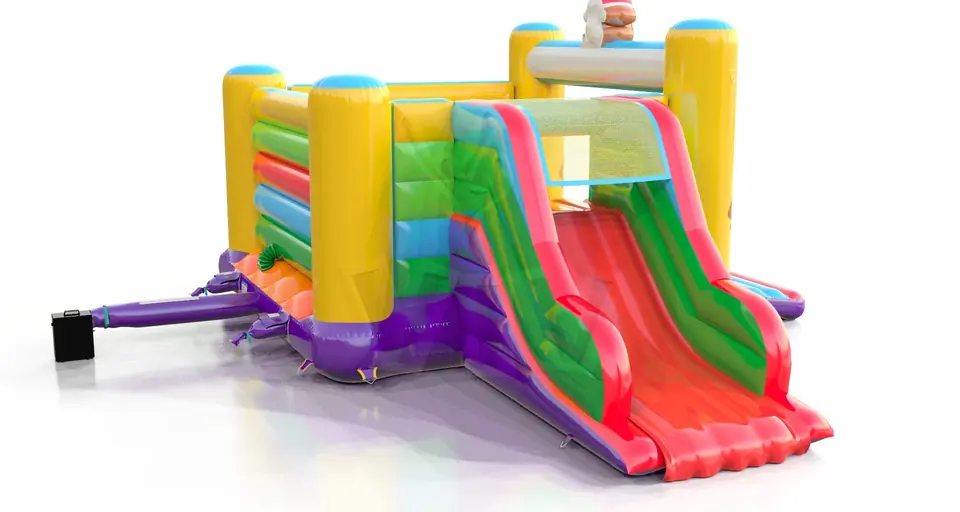 Bounce XL with slide Brunoland commercial inflatable bounce