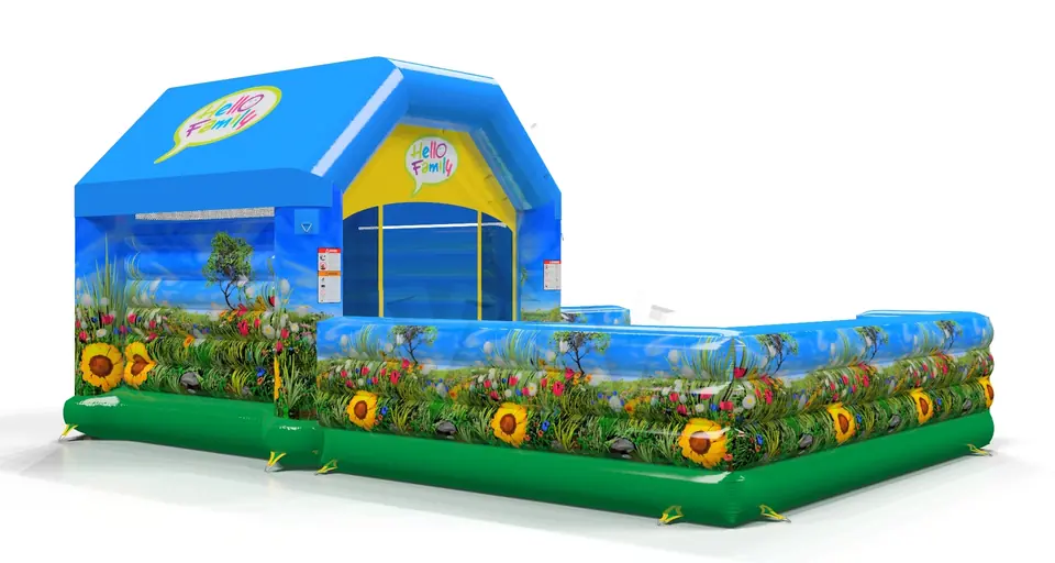 Bounce XS with fence Bimbambino commercial inflatable bounce