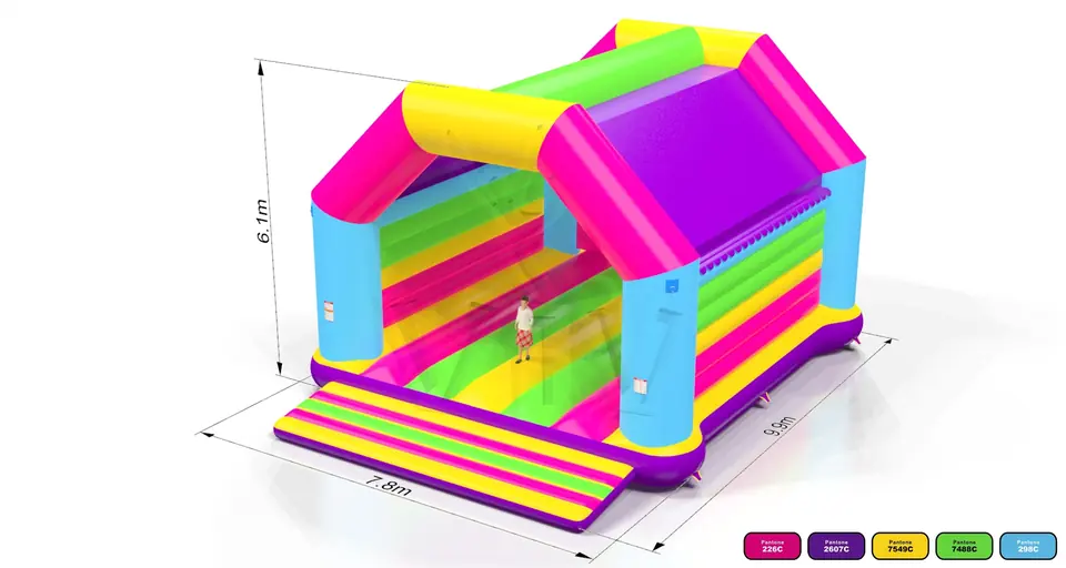 Bounce XXXL with roof Startup commercial inflatable bounce