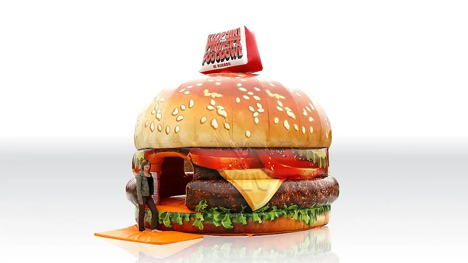 Hamburger commercial inflatable bounce