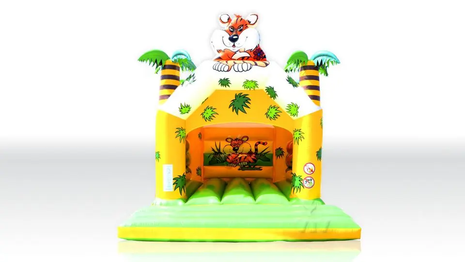 Jungle 4 x 3 m with roof commercial inflatable bounce