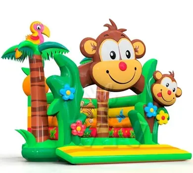 Miki roofed inflatable bounce
