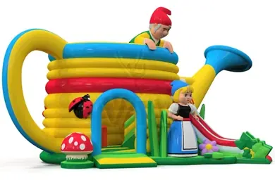 Watering Can roofed inflatable bounce