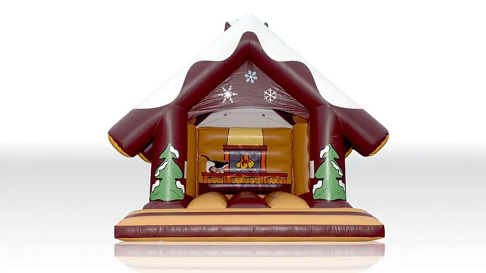 Winter House with roof commercial inflatable bounce