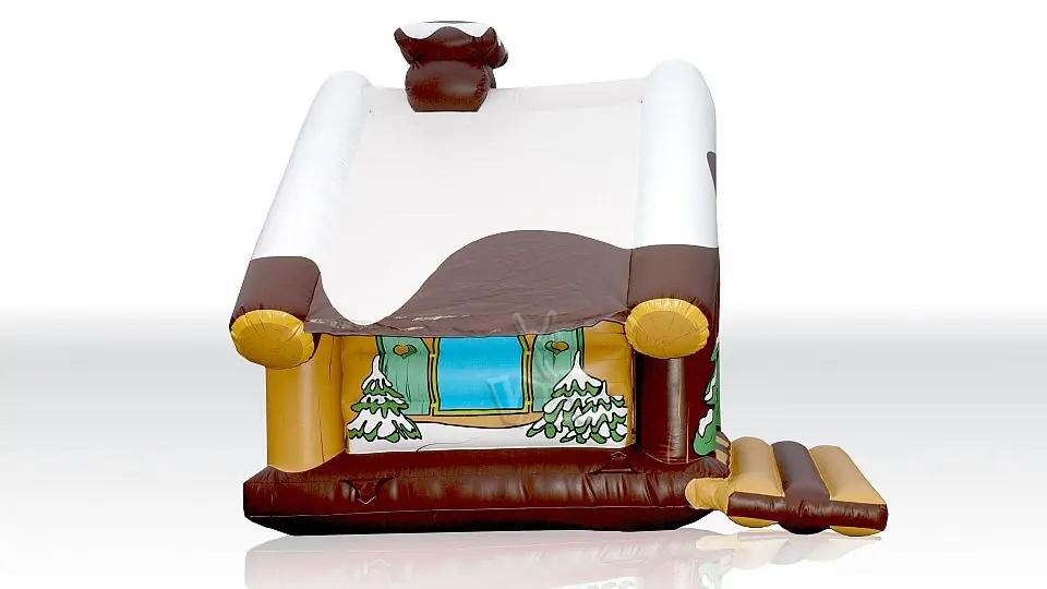 Winter House with roof commercial inflatable bounce