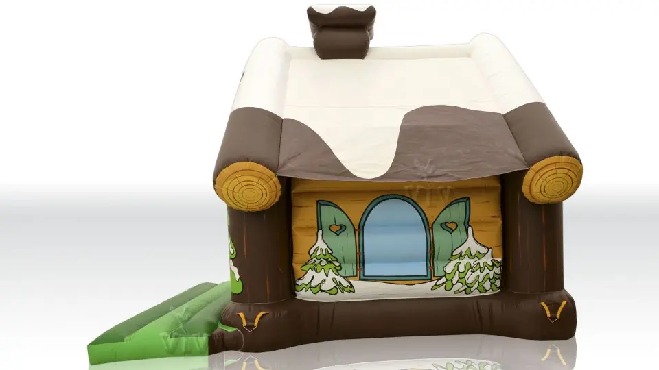 Winter House with roof commercial inflatable bounce
