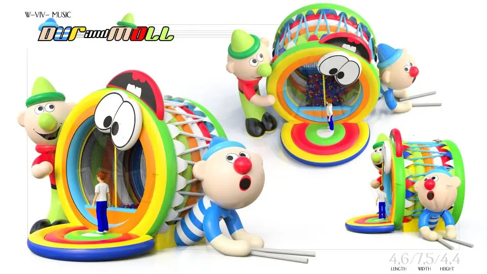 Ballpool Drum - Collection Dur & Moll commercial inflatable bounce