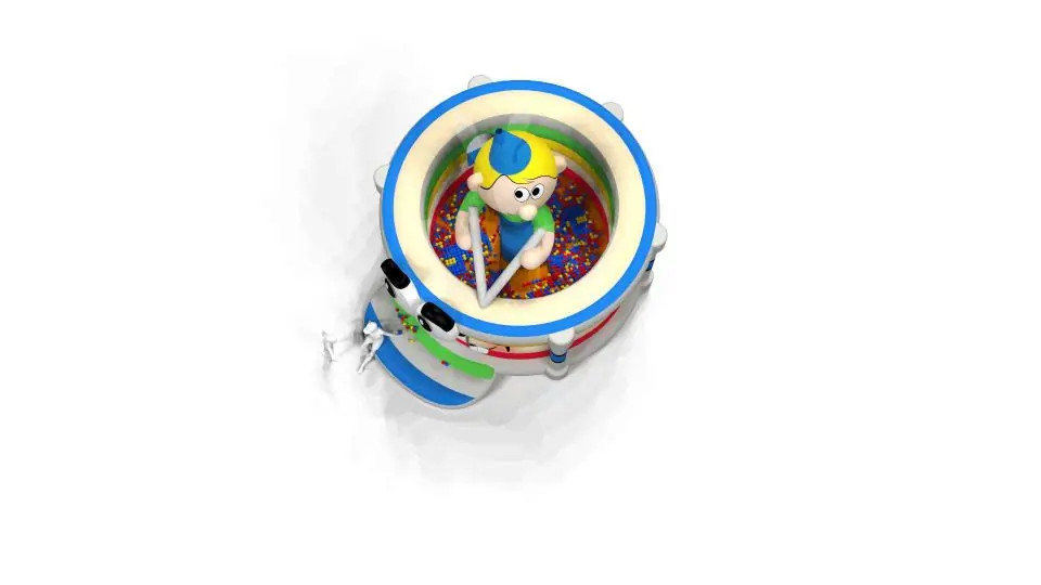 Ballpool Drum - Musical Collection commercial inflatable bounce