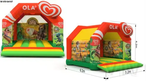 Bounce 5.2 x 6.2 m commercial inflatable bounce