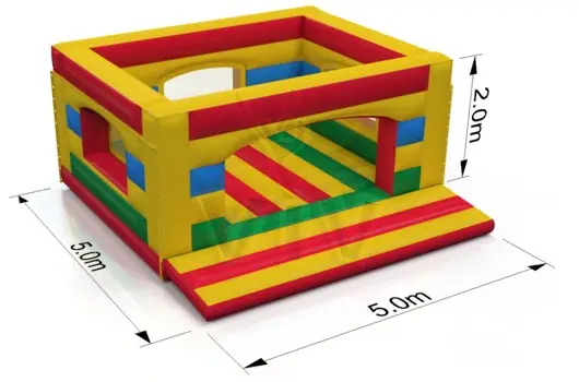 Bounce 5 x 5 m commercial inflatable bounce