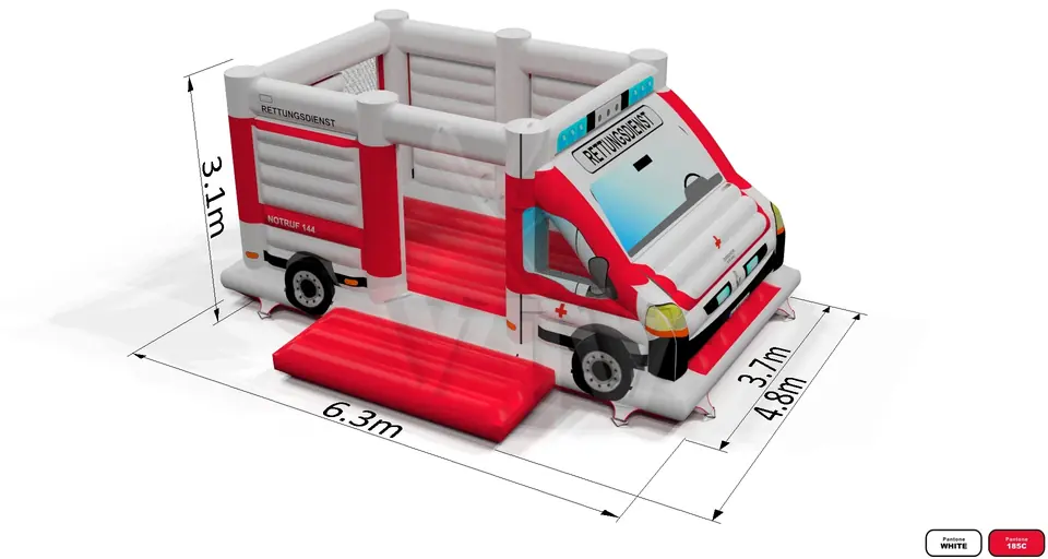 Bounce Ambulance commercial inflatable bounce