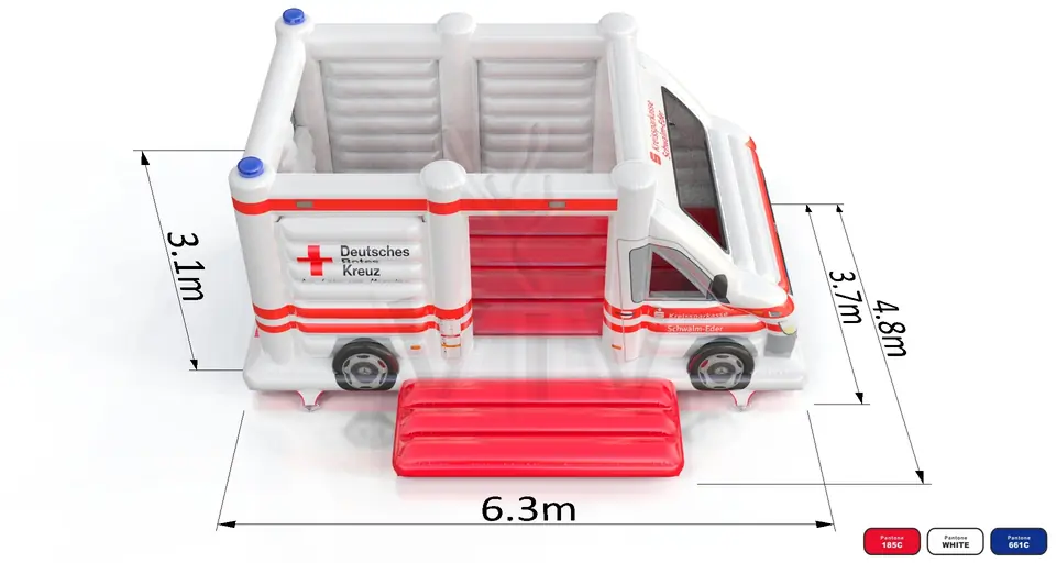 Bounce Ambulance commercial inflatable bounce
