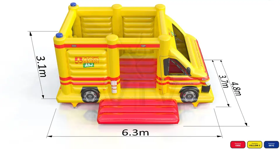 Bounce Ambulance ASB commercial inflatable bounce