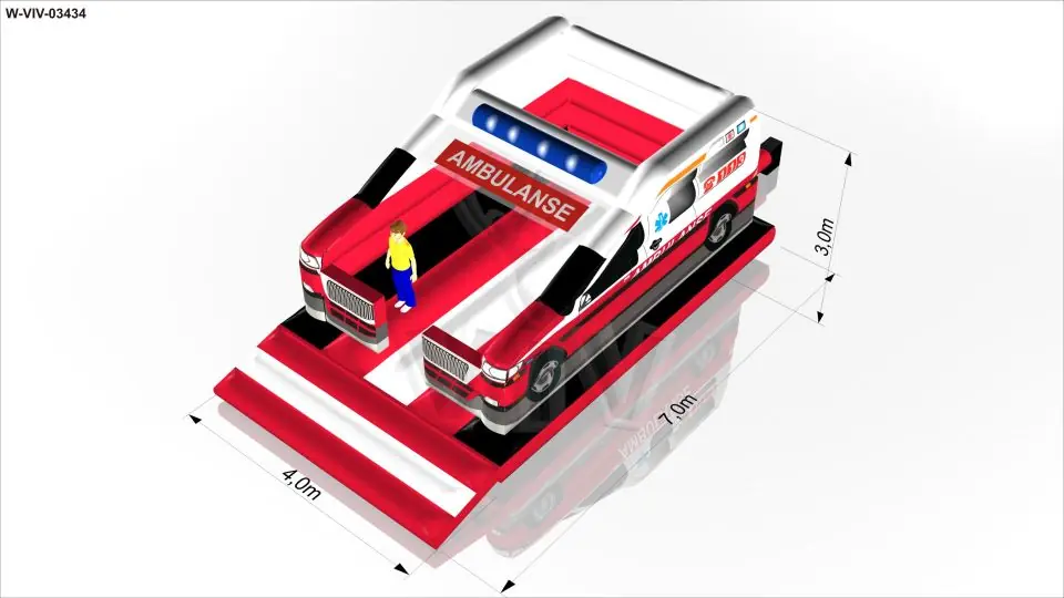 Bounce Ambulance commercial inflatable bounce