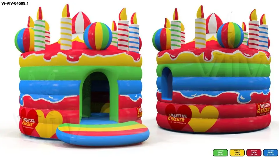 Bounce Cake commercial inflatable bounce