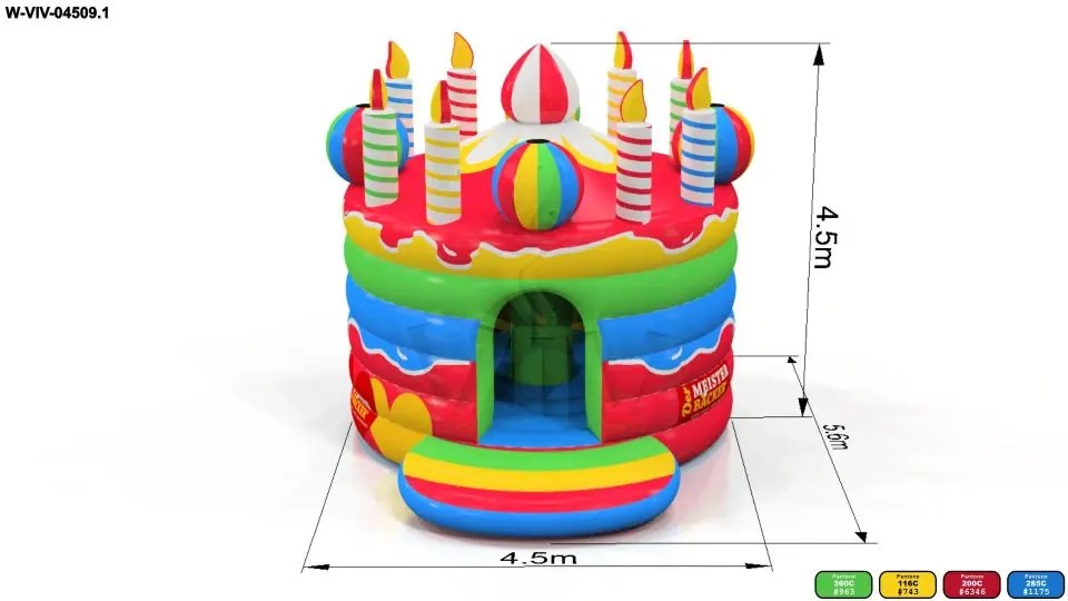 Bounce Cake commercial inflatable bounce