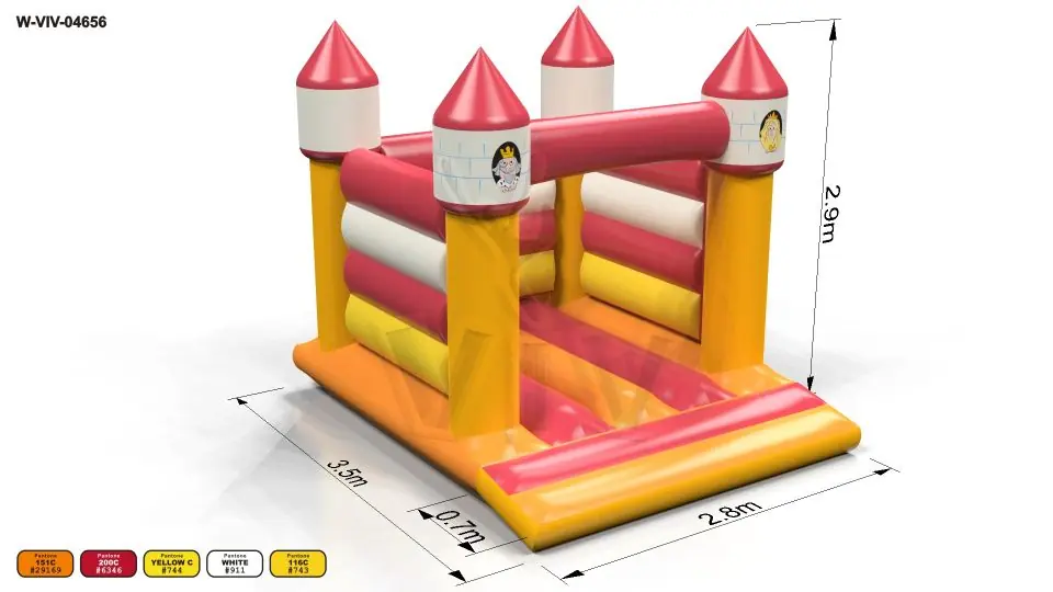 Bounce Camelot - Micro Collection commercial inflatable bounce