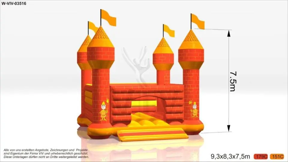 Bounce Camelot commercial inflatable bounce