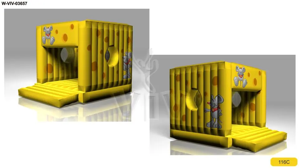 Bounce Cheese commercial inflatable bounce