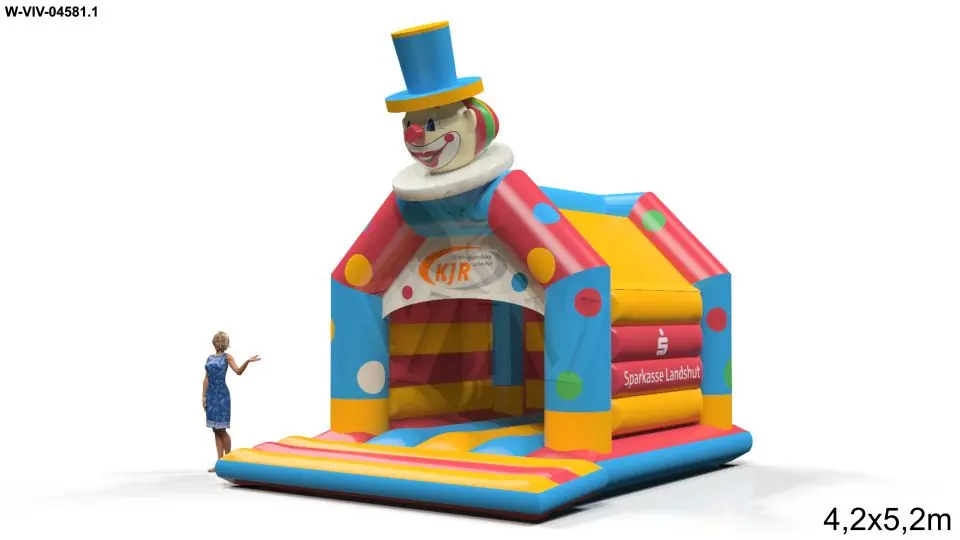Bounce Clown KJR commercial inflatable bounce