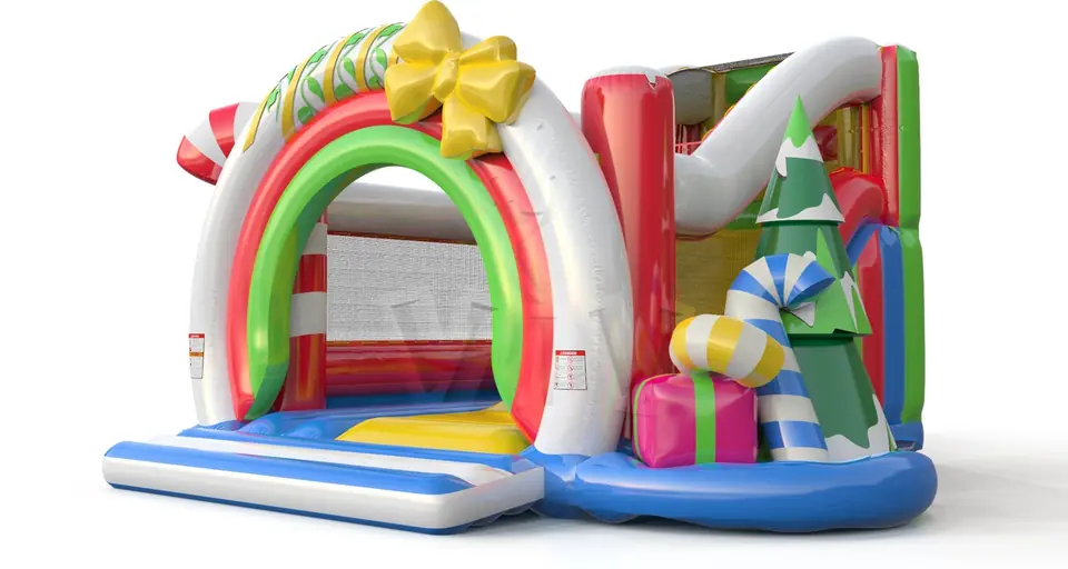 Bounce Combo Christmas commercial inflatable bounce