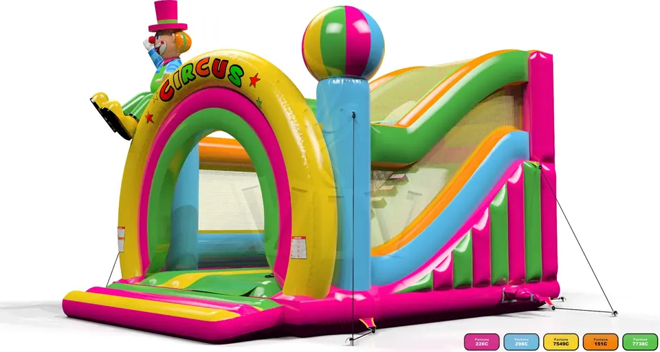 Bounce Combo Circus commercial inflatable bounce