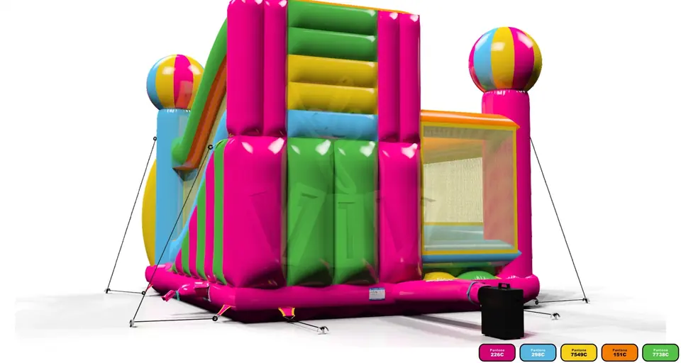 Bounce Combo Circus commercial inflatable bounce