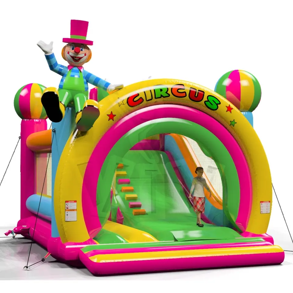Bounce Combo Circus commercial inflatable bounce