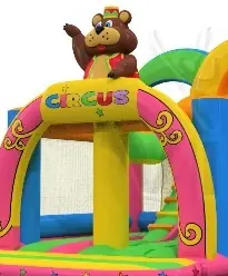 Bounce Combo Circus 4.2 x 5.6 x 4.3 m commercial inflatable bounce