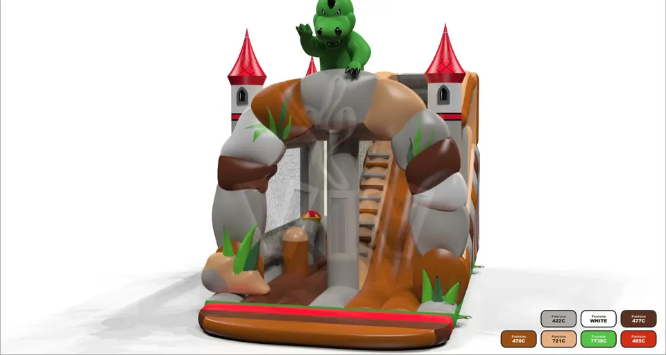 Bounce Combo Dragon commercial inflatable bounce