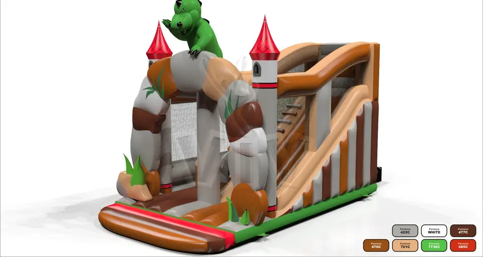 Bounce Combo Dragon commercial inflatable bounce