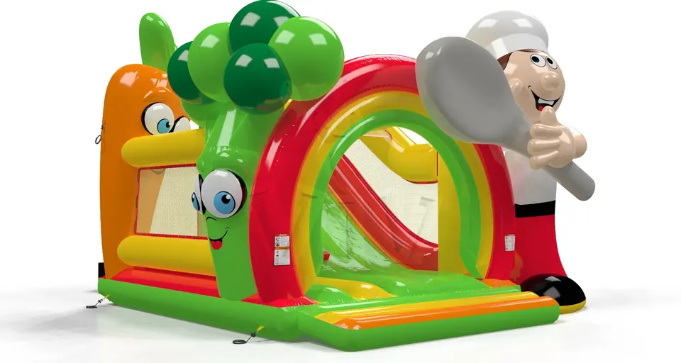 Bounce combo Little chef commercial inflatable bounce