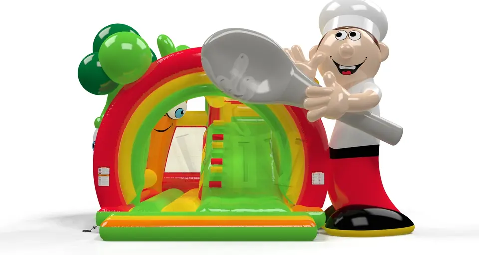 Bounce combo Little chef commercial inflatable bounce