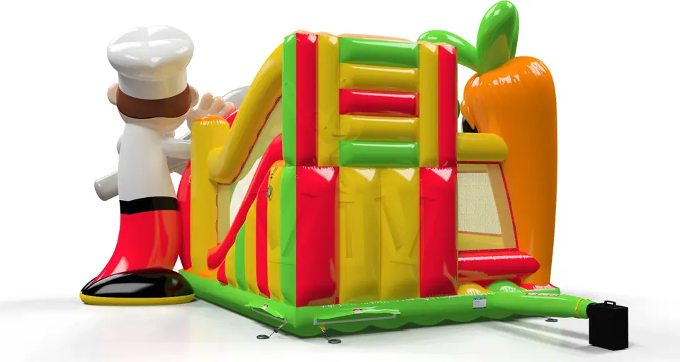 Bounce combo Little chef commercial inflatable bounce
